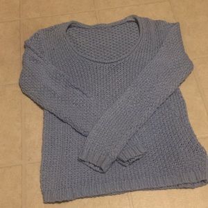 Baby blue scoop neck sweater